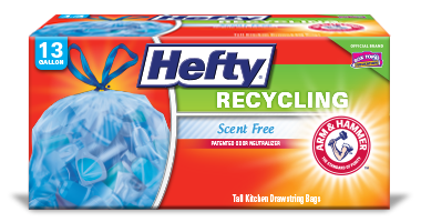 Clear Blue Recycling Bags Hefty Clear Blue Recycling Bags Hefty