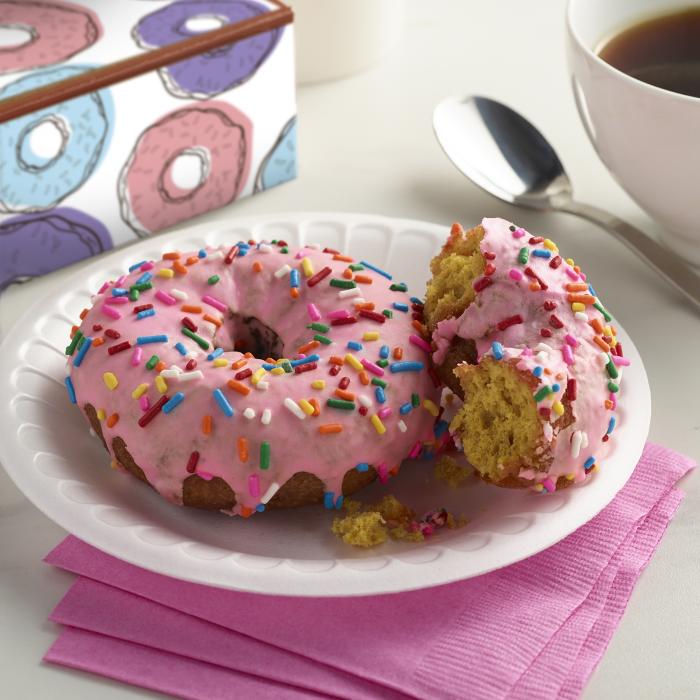 Everyday Foam Snack Plate with Donut