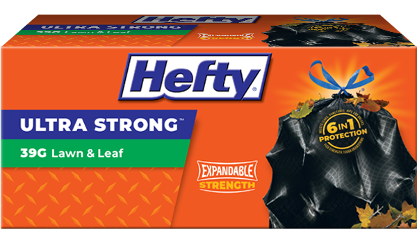 Hefty Ultra Strong Lawn & Leaf Packaging