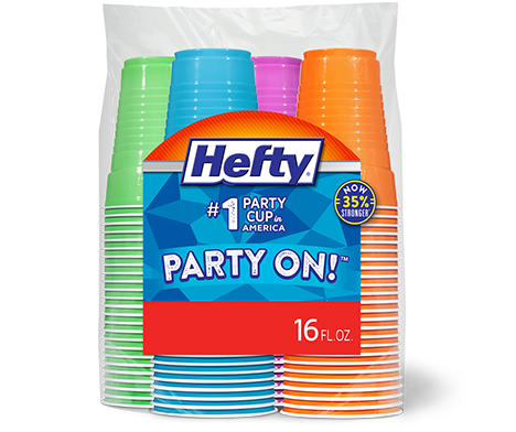 Hefty 16oz Party Cup in Assorted Colors