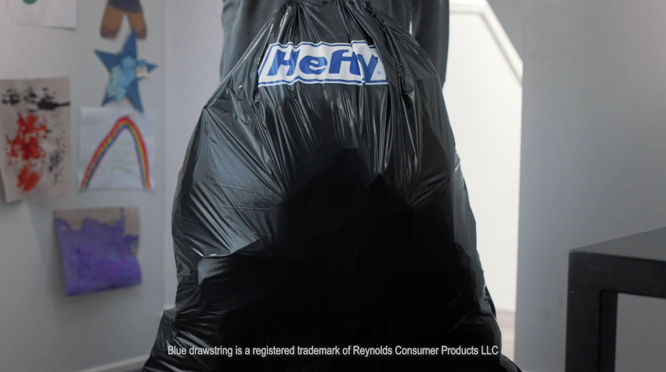 Hefty Steel Sak 39 Gallon Heavy Duty Trash Bags, 28 ct