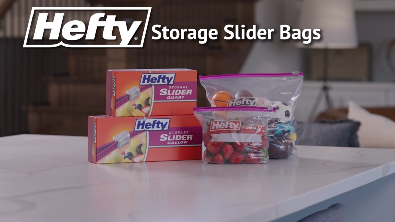 Hefty Slider Jumbo 25 Gallon Size Storage Bags  Shop Storage Bags at HEB