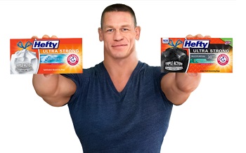 What S New Hefty Hefty Ultra Strong Commercial Features John Cena