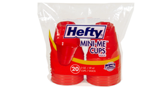 Mini Me Plastic Cups | Hefty Mini Me Plastic Cups | Hefty