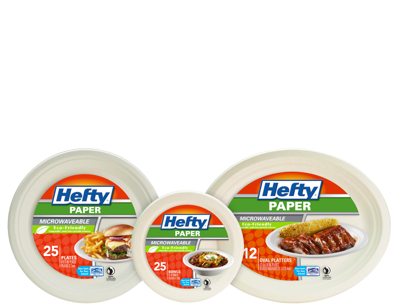 Disposable Plates, Bowls, & Tableware | Hefty Disposable Plates, Bowls, & Tableware | Hefty
