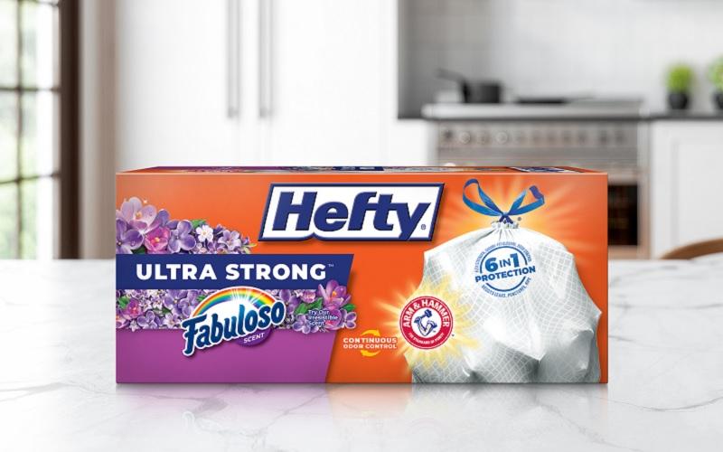 Hefty Ultra Strong 30 Gal Fabuloso Drawstring Trash Bags