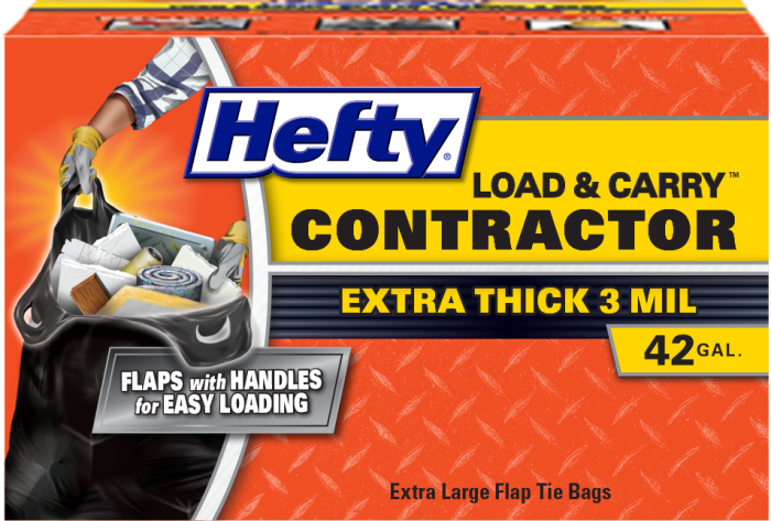 Hefty Load and Carry Contractor Bags