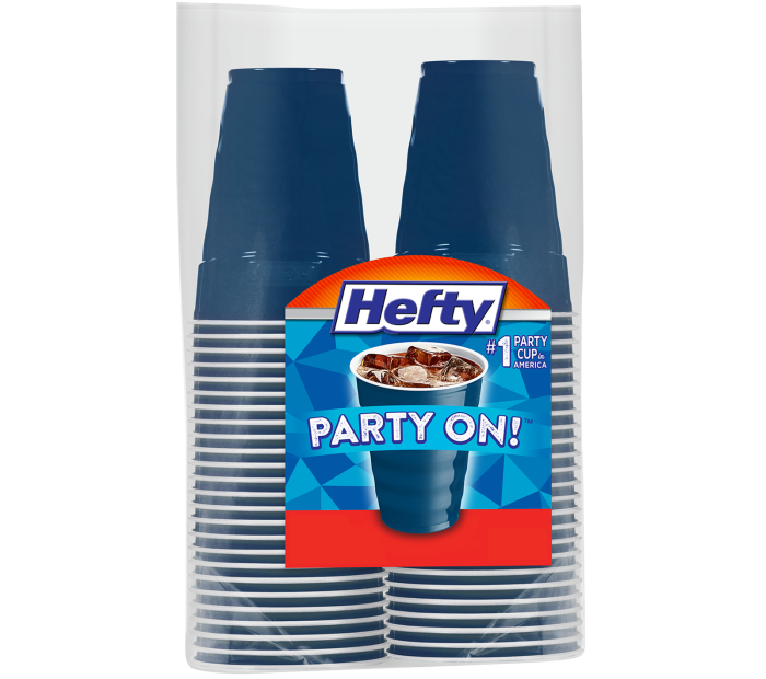 Hefty Blue Party Party On Cups