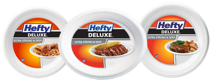 Hefty Supreme Lunch Plates - 250 plates