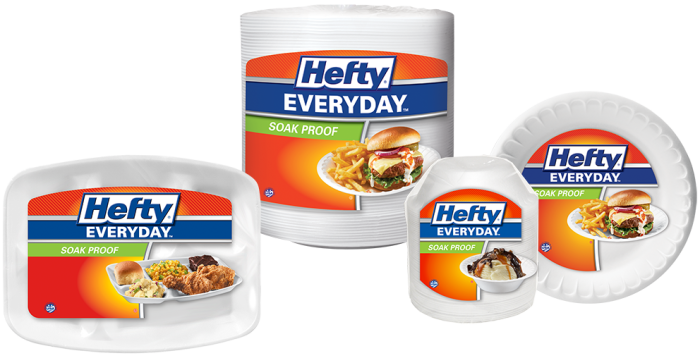 Hefty Supreme 3-Section Foam Plate (200 Ct.) (3 Pack)