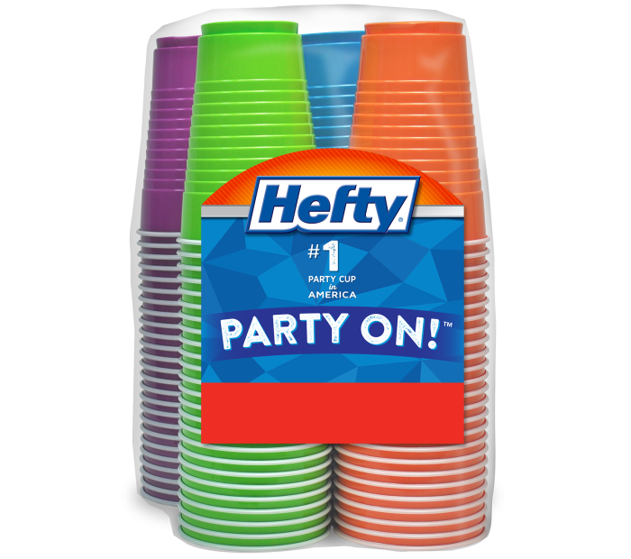 Hefty Party Cups Assorted Colors