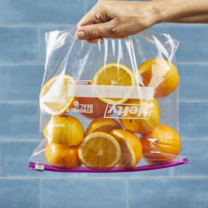 Hefty Press to Close Plastic Bags for Food Storage, XL Sandwich