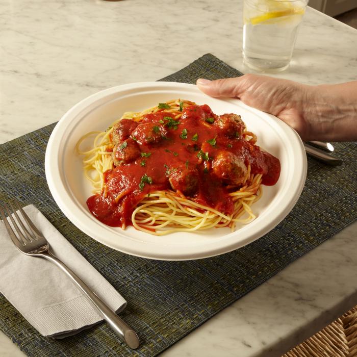 ECOSAVE Plate with Spaghetti