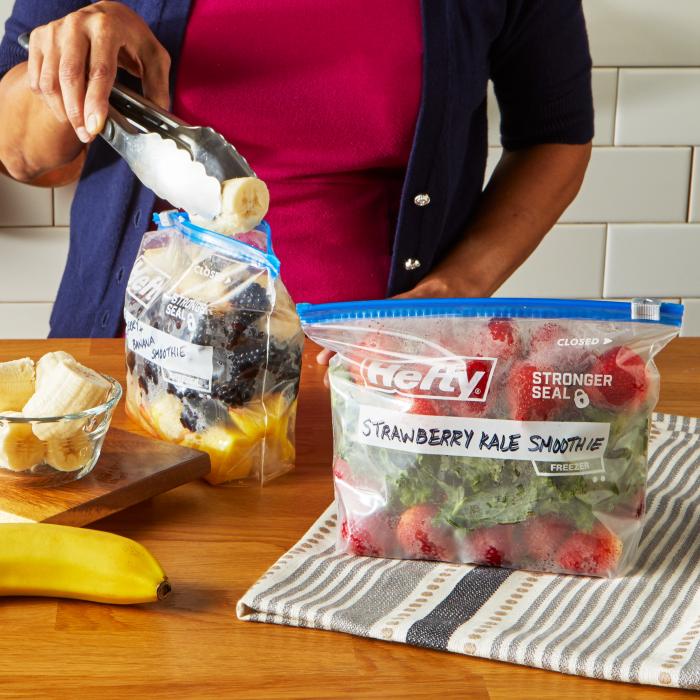 Slider Freezer Quart Smoothie Prep