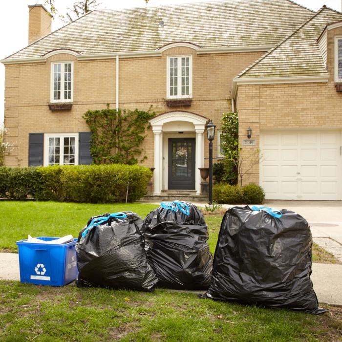Hefty Ultra Strong Lawn & Leaf Trash Bags Curb