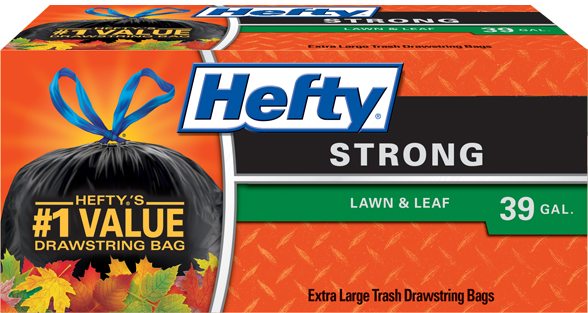 Hefty Strong Lawn and Leaf Trash Bags