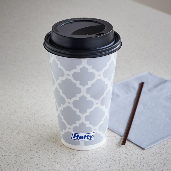 Hefty Style Prints Plastic Cups, 18 Ounce, 20 Cups 