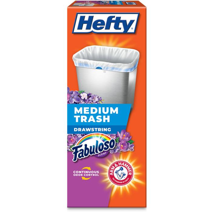 Hefty® Strong 30-Gallon Multi-Purpose Large Drawstring Trash Bags