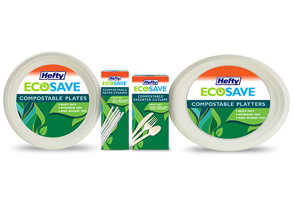 Hefty ECOSAVE assortment of products