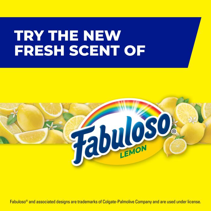 Fabuloso Lemon Scent Introduction Graphic