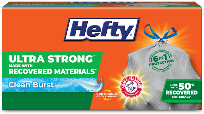 Hefty Recycling Trash Bags, Clear, 13 Gallon, 60 Count – Home Harmony