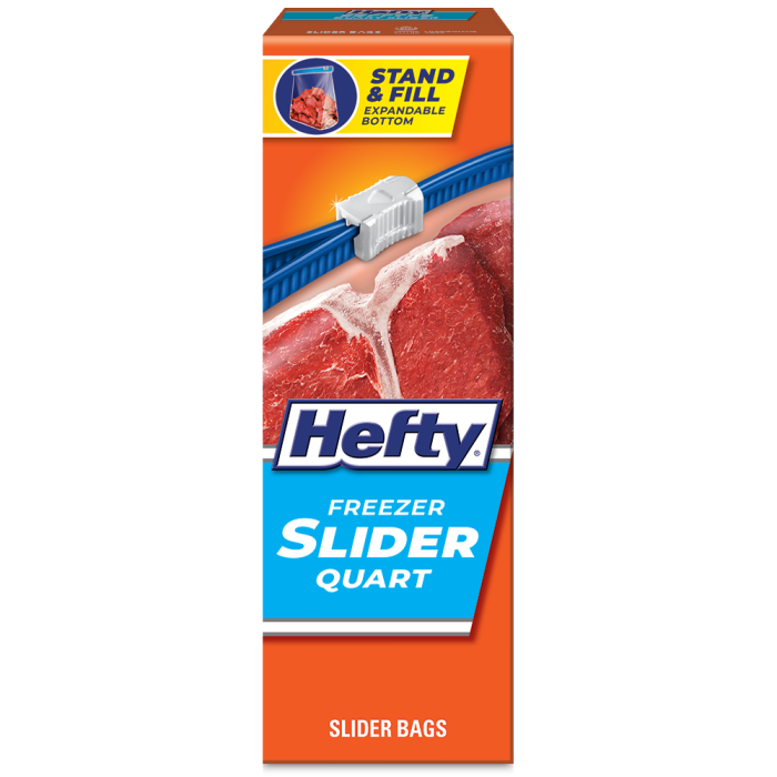 Hefty Freezer Slider Storage Bags