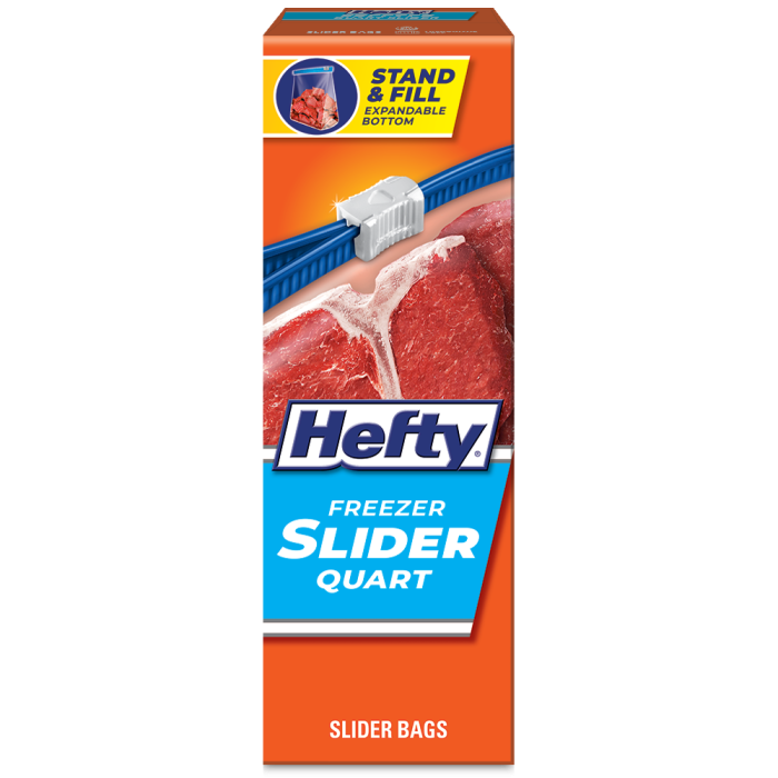 Hefty Slider Freezer Calendar Bags, Quart size, 140 ct – as low as $9.34,  just 6 cents a bag