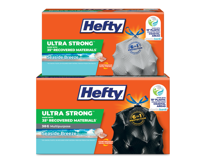 Glad Forceflexplus Drawstring Large Trash Bags, 30 Gal, 1.05 Mil, 30" X