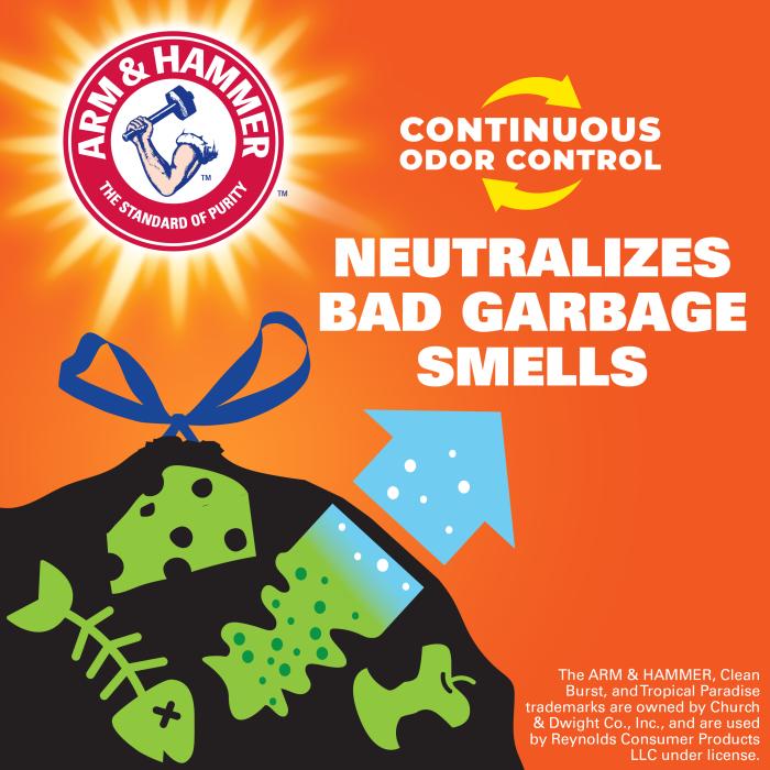 Hefty Ultra Strong LBB Arm & Hammer Continuous Odor Control