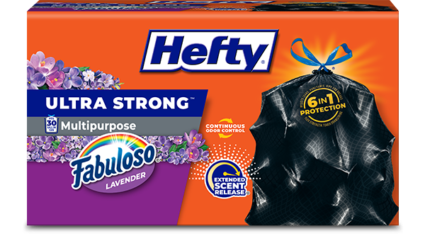 Hefty Ultra Strong LBB Fabuloso Packaging