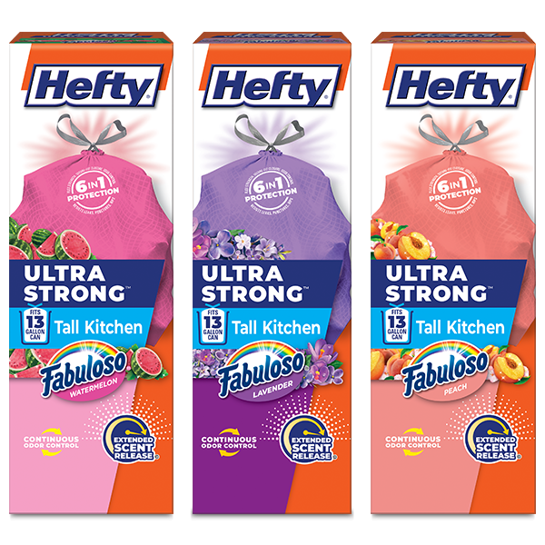 Hefty Color Series Tall Kitchen Trash Bags