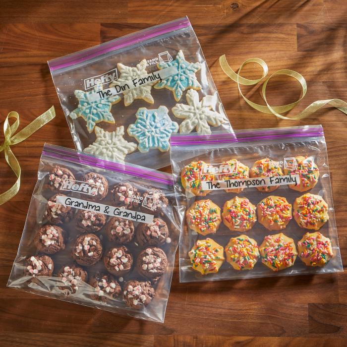 cookies in storage bags